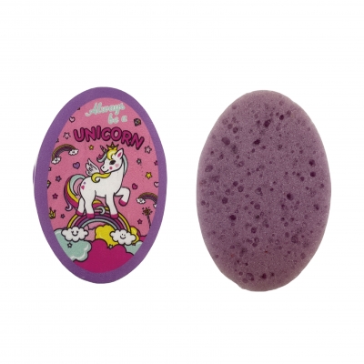 Unicorn bath sponge