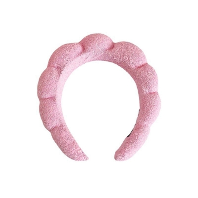 Puffy sponge head band