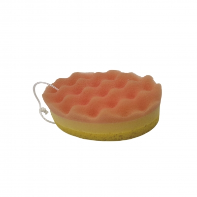 Three layer bath sponge