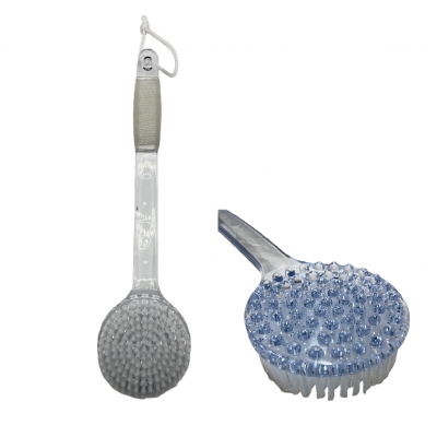 Double side massage bath brush