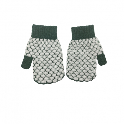 double color bath gloves