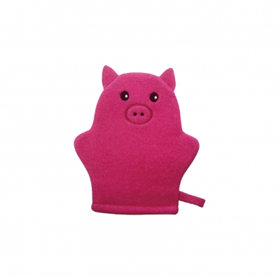 Pig Animal cartoon bath gloves