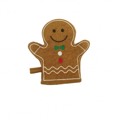 Chrinsmas cartoon bath gloves