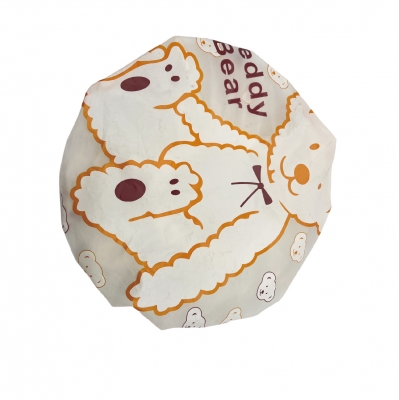 Single layer printed Waterproof  shower cap