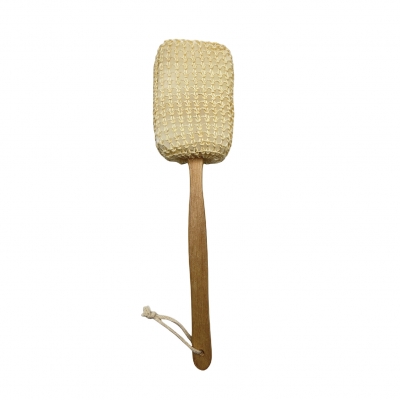 Sisal sponge bath brush