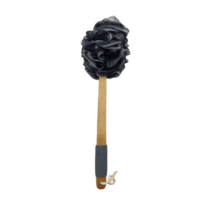 Mesh sponge bath brush