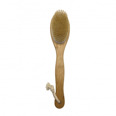 Double side bamboo massage bath brush