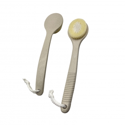 Straw degradable bath brush