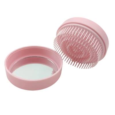 Mini round mirror comb